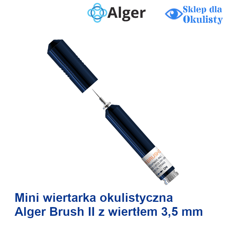 Wiertarka okulistyczna ALGERBRUSH II wiertło 3,5mm