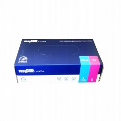 NIEBIESKIE S RĘKAWICZKI NITRYLOWE OP. 100 SZT.