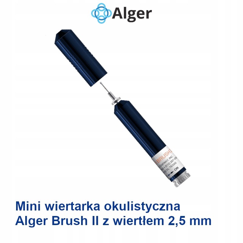 Wiertarka okulistyczna ALGERBRUSH II z wiertłem 2,5mm