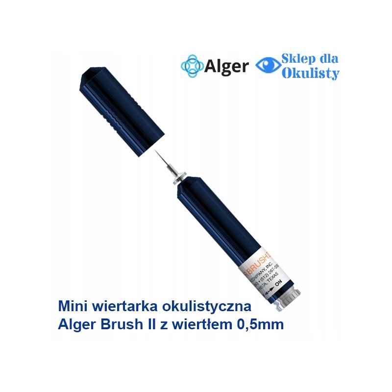 Wiertarka okulistyczna ALGERBRUSH II wiertło 0,5mm